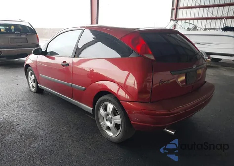2002 Ford Focus Zx3 z USA, uszkodzony, nr VIN 3FAHP31322R223545
